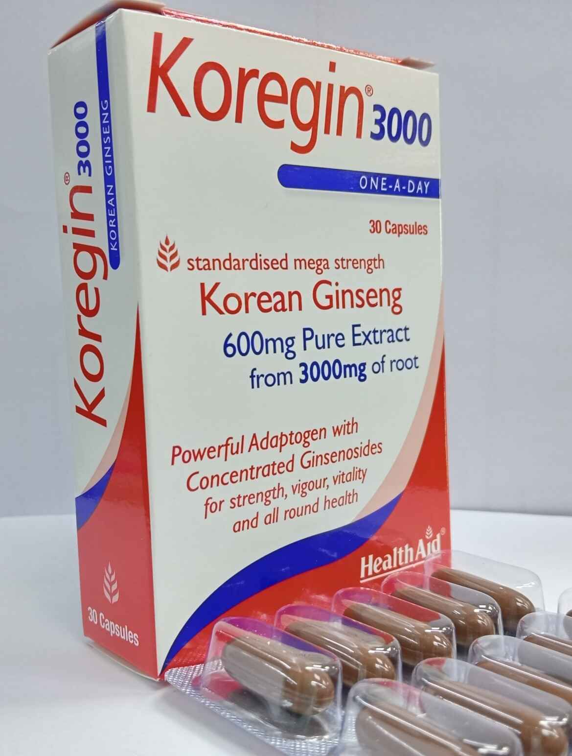 Koregin 3000 (Korean Ginseng capsules)