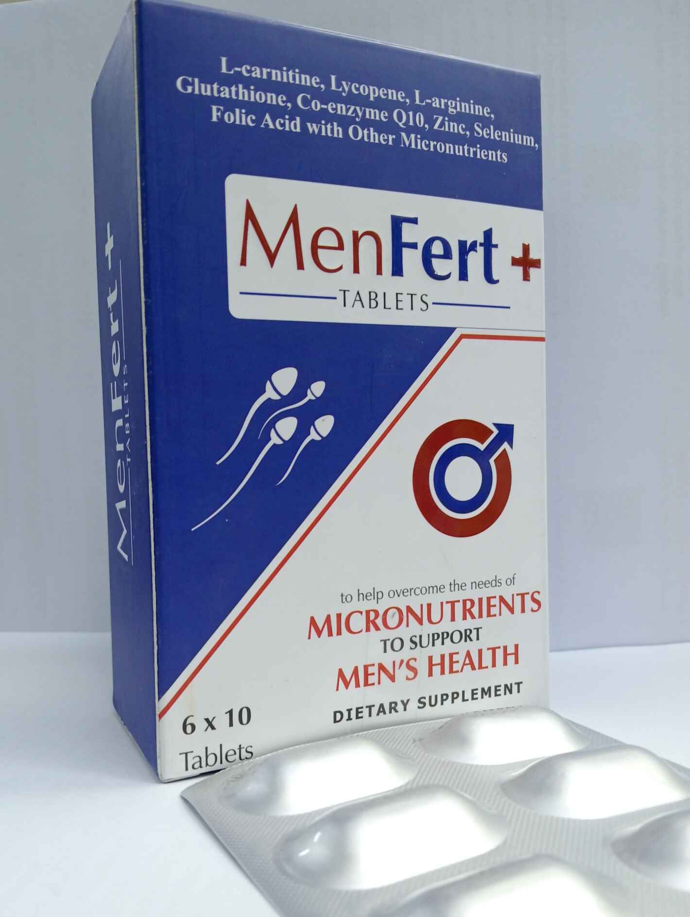 MenFert Plus Tablets is a unique composition to support Males getting over infertility and ultimately achieve success for Fertility.