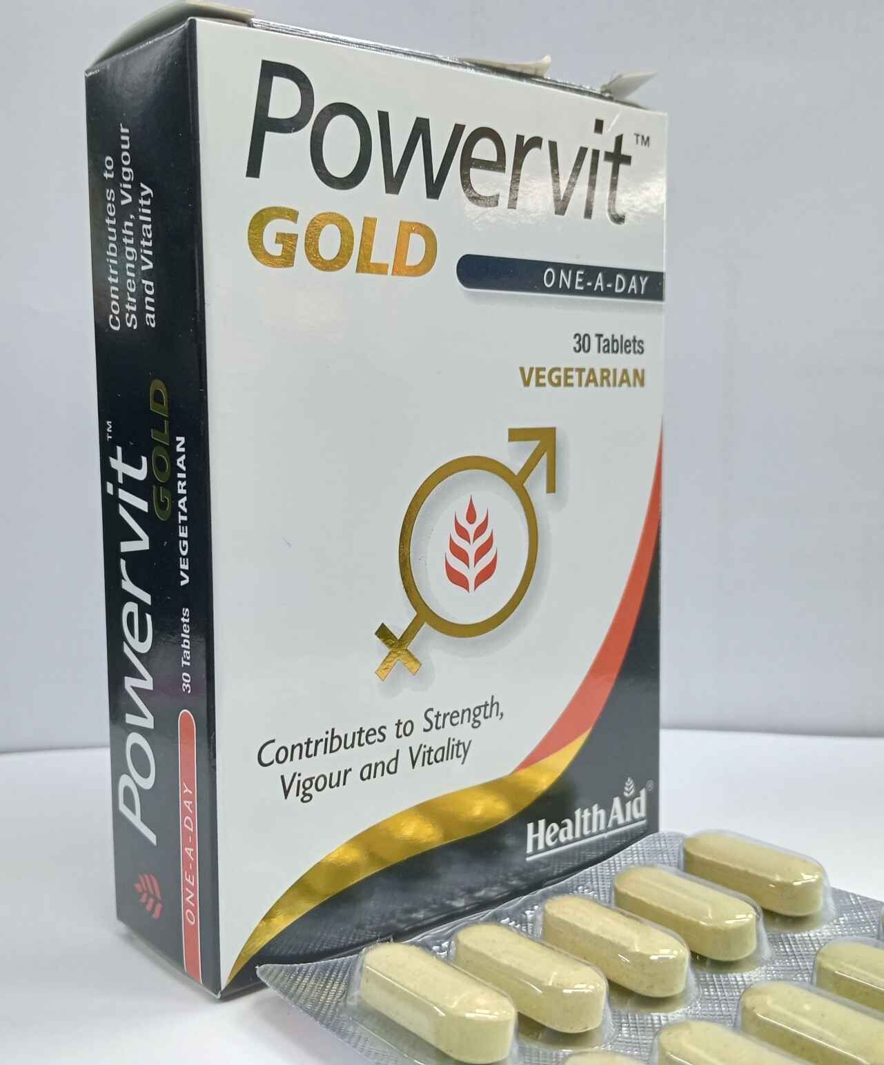 Power-Vit Gold Tablets for strength vigor and vitality in men