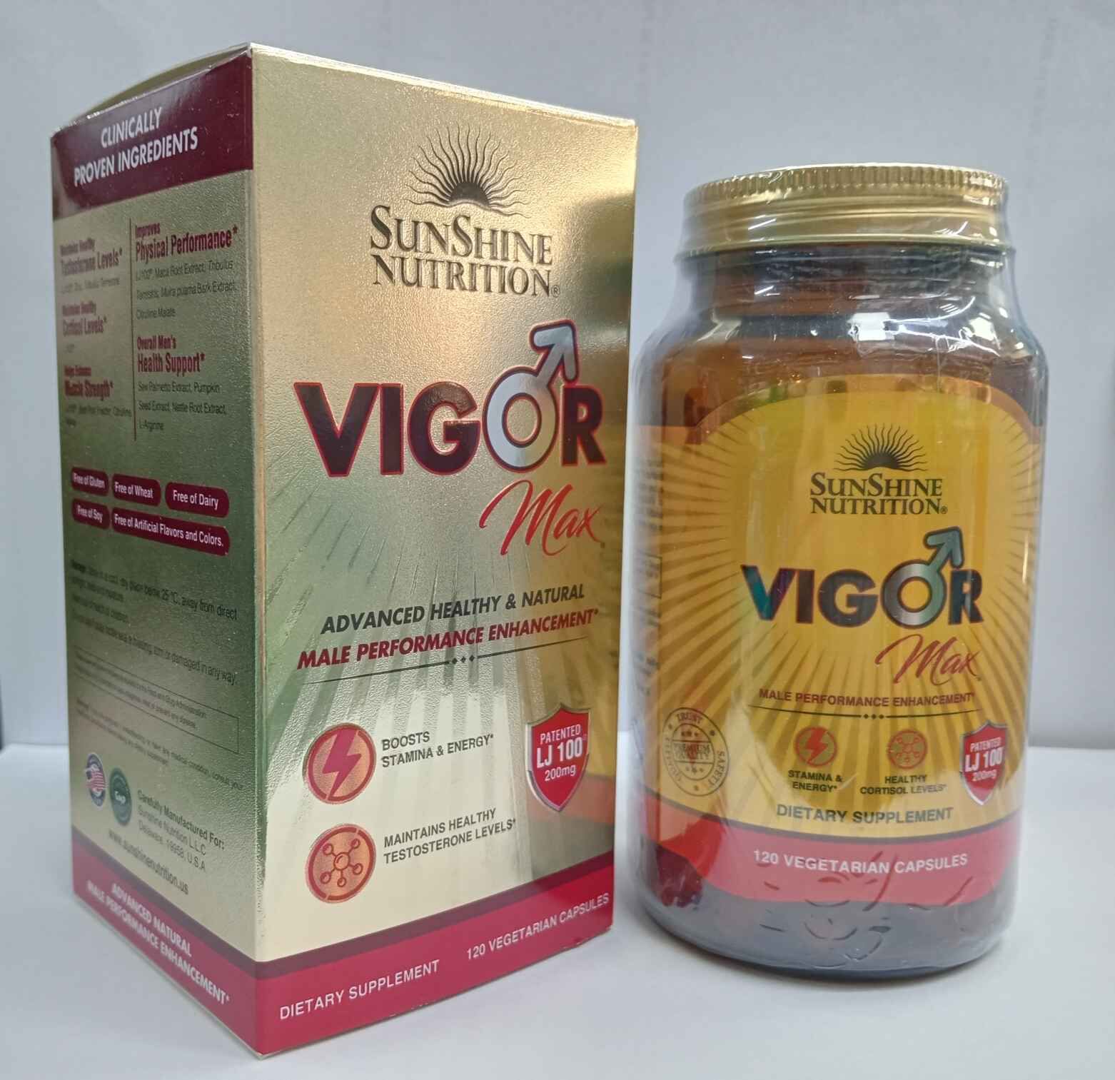 Sunshine Nutrition's Vigor Max is a natural male performance enhancement formulation
