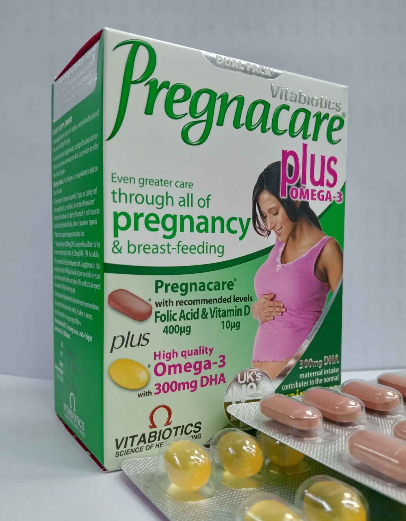 Pregnacare plus Capsules and Tablets through all stages of pregnancy and during breastfeeding