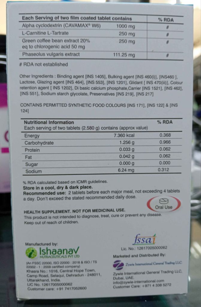 Obiloss weight management tablets