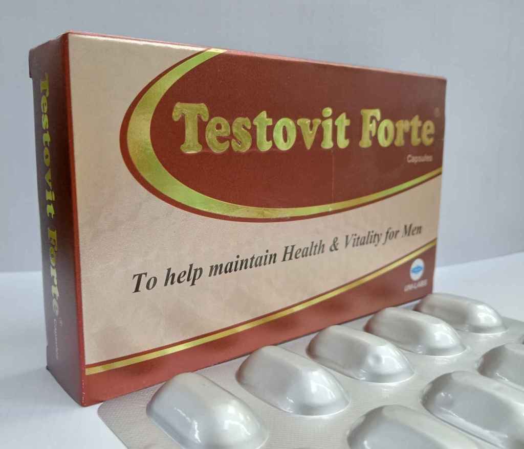 TESTOVIT FORTE CAPSULES : To help maintain Health & Vitality for&nbsp;Men.