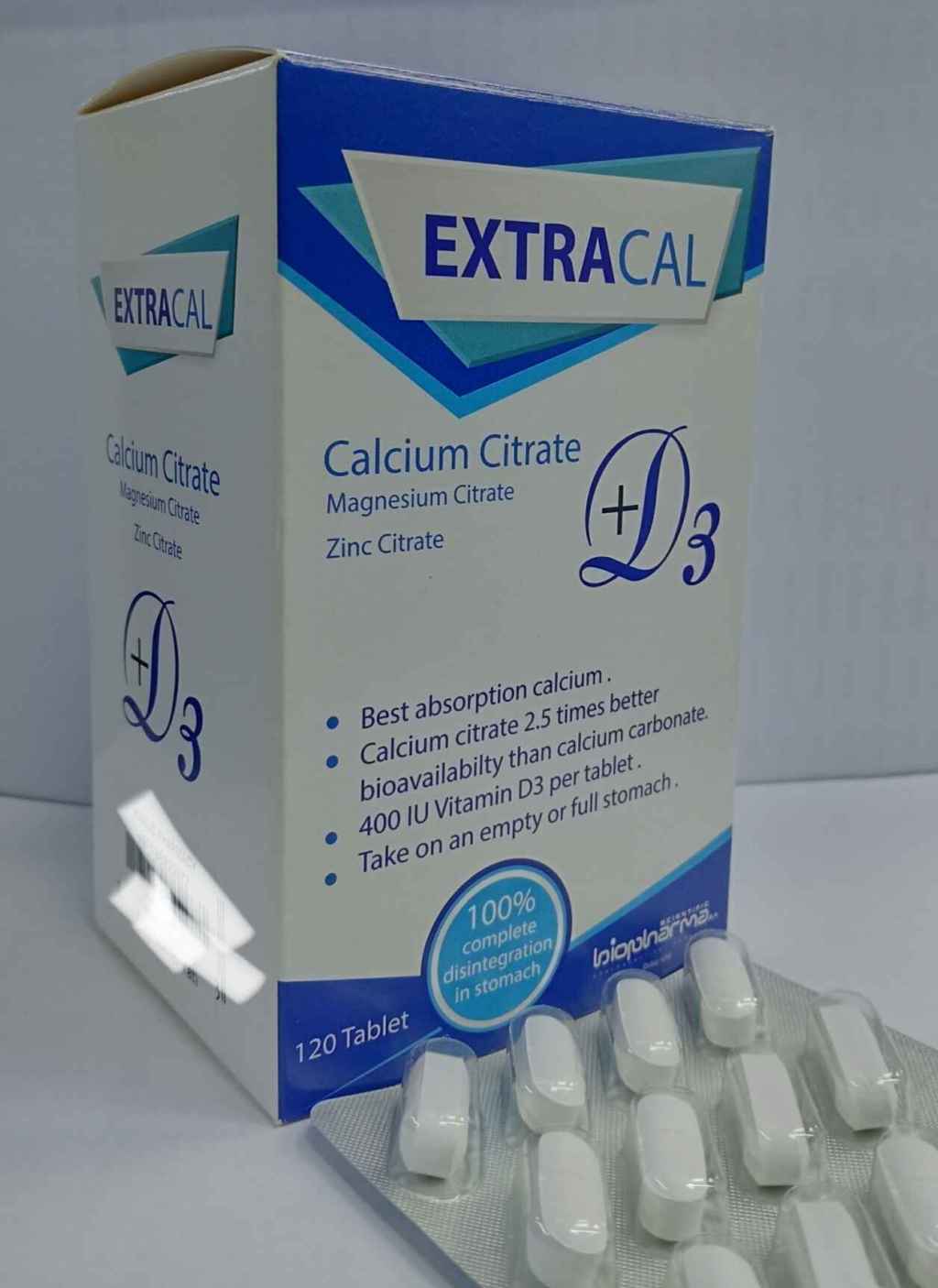 ExtraCal plus D3&nbsp;tablets