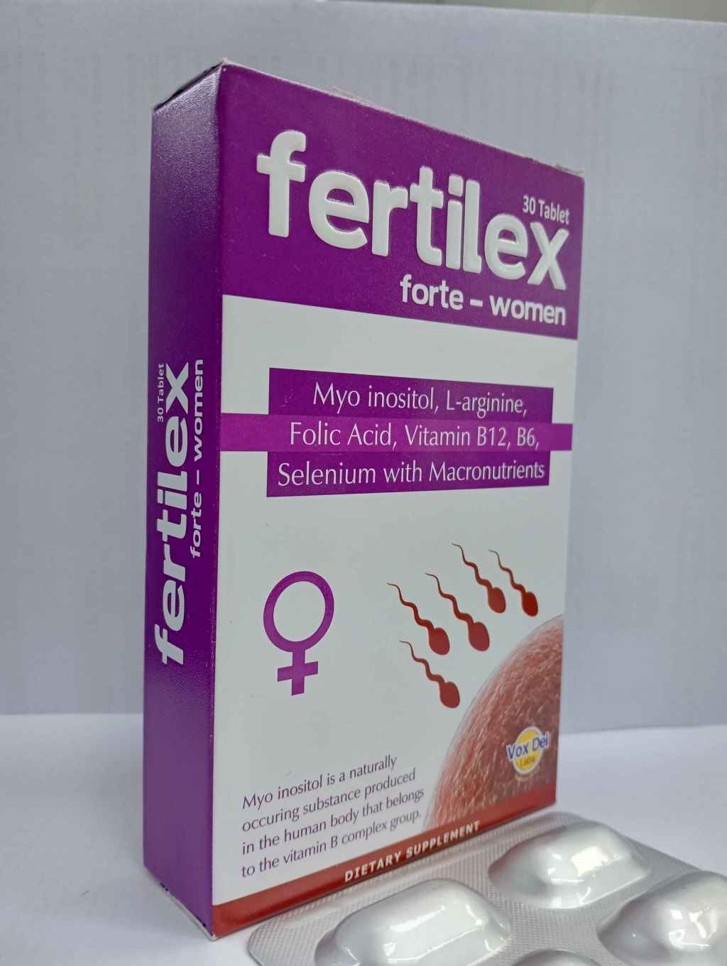 Fertilex forte woman Tablets Before and During pregnancy, Lactation, Irregular periods, Infertility, Menopause and senile&nbsp;conditions.