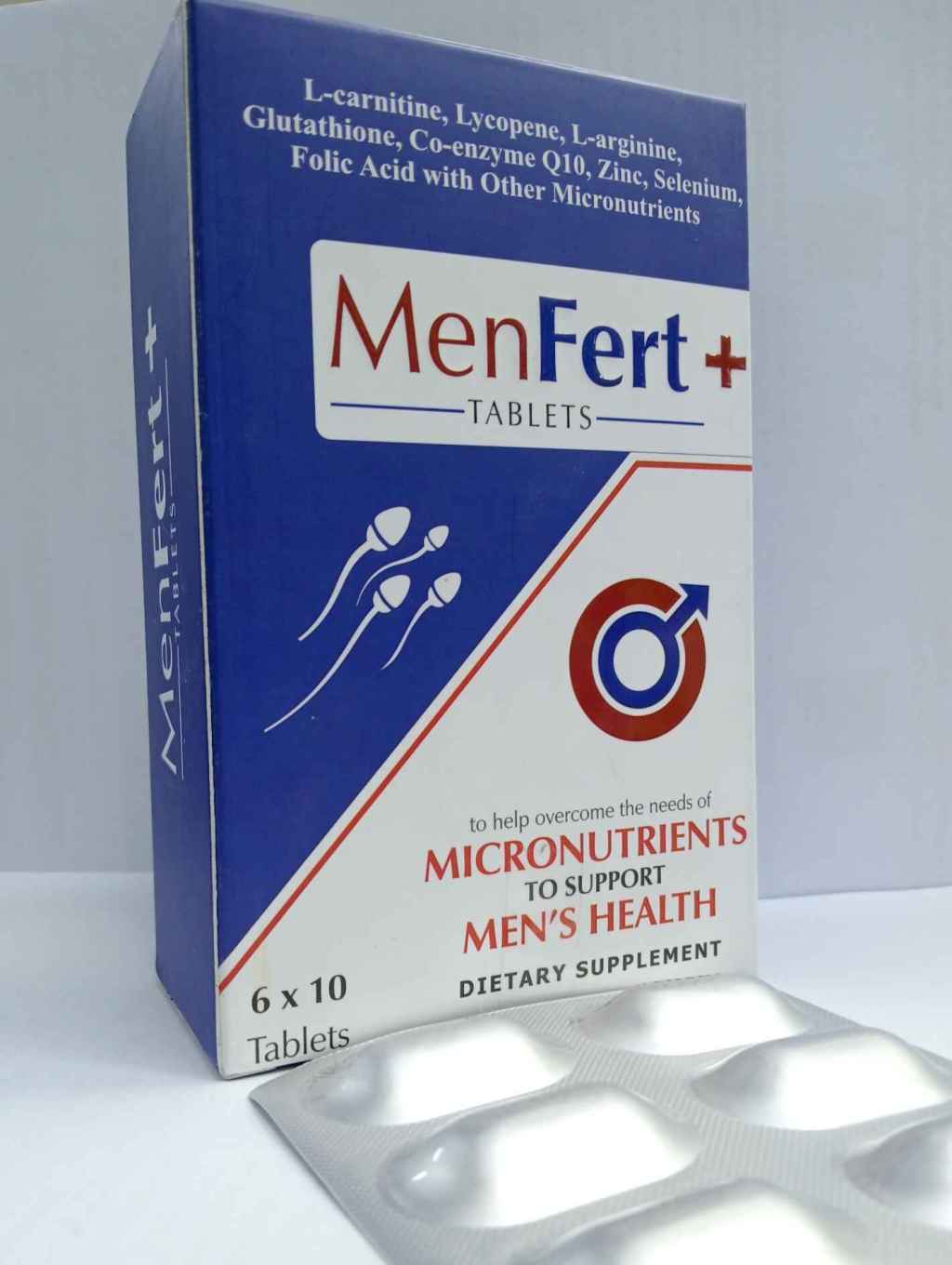 MenFert Plus Tablets is a unique composition to support Males getting over infertility and ultimately achieve success for&nbsp;Fertility.