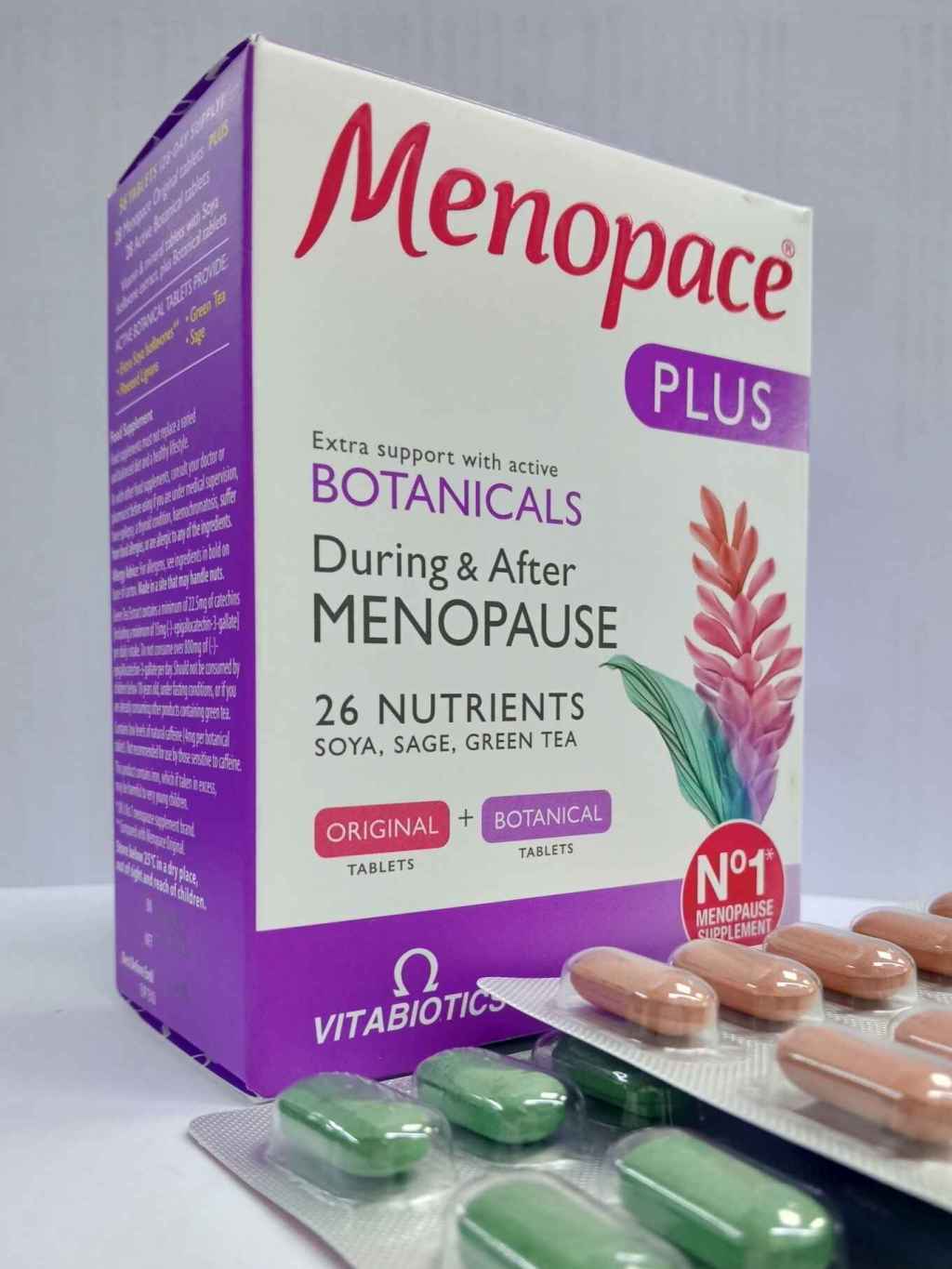 Vitabiotics Menopace Plus Tablets (During and after&nbsp;menopause)