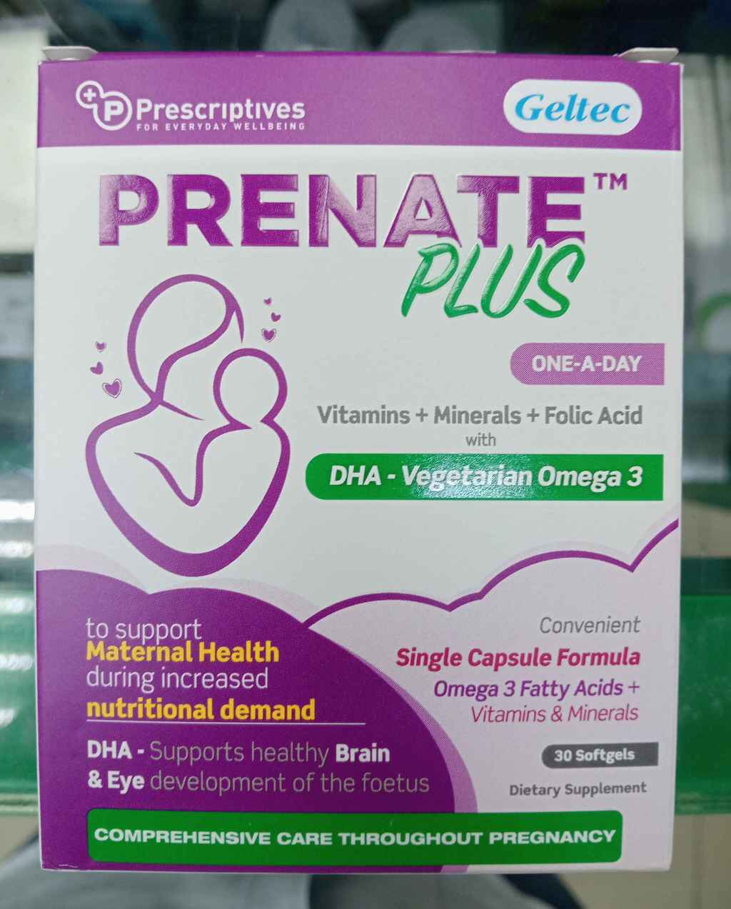 Prenate Plus Capsules provides vital nutrition for a safe and a healthy&nbsp;pregnancy