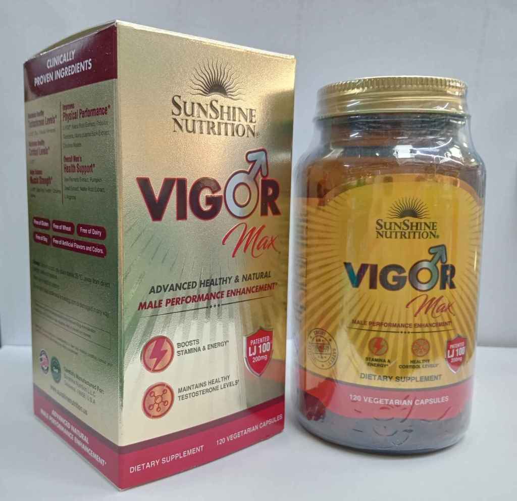 Sunshine Nutrition’s Vigor Max is a natural male performance enhancement&nbsp;formulation