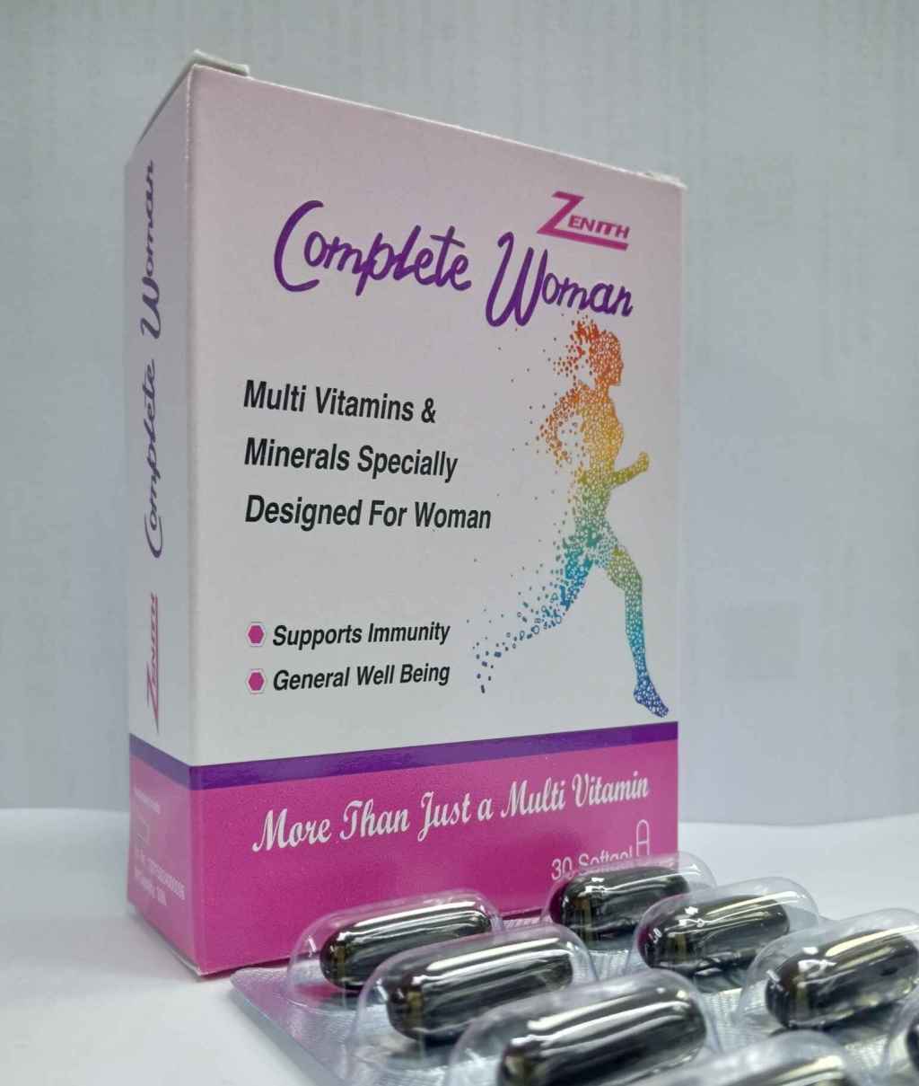 Zenith Complete Woman Multivitamins for Energy, Stamina, Vitality and Mental&nbsp;Performance.