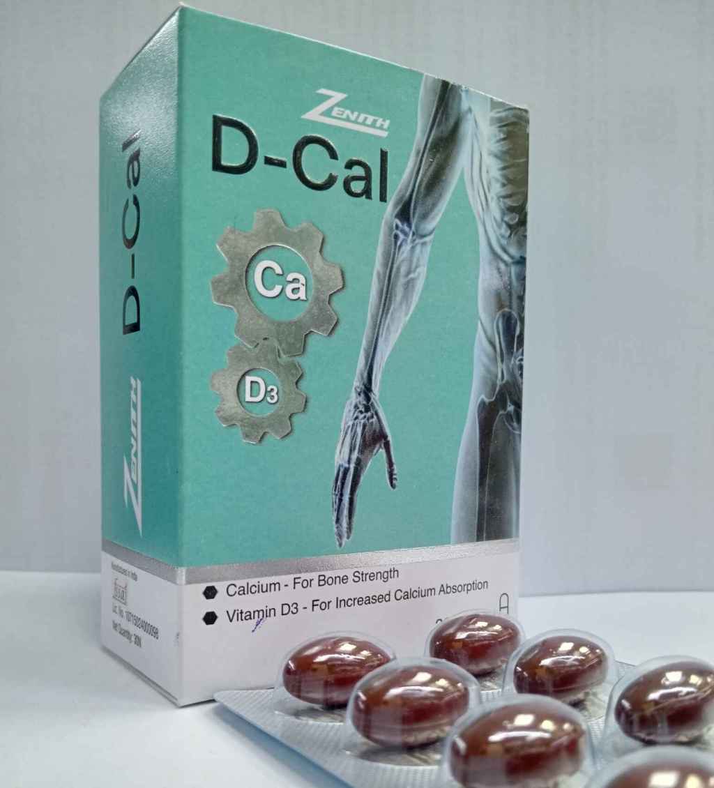 Zenith D-CAL softgel&nbsp;capsules